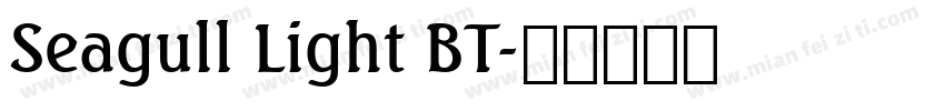 Seagull Light BT字体转换